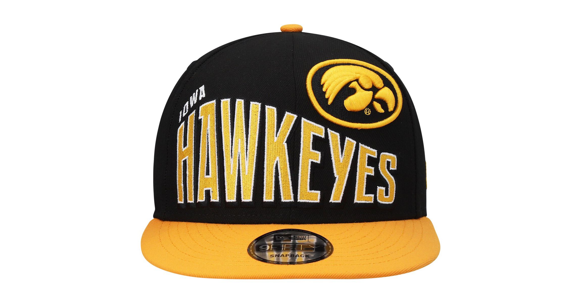 NCAA Iowa Hawkeyes Two-Tone Vintage Wave 9FIFTY Snapback Hat