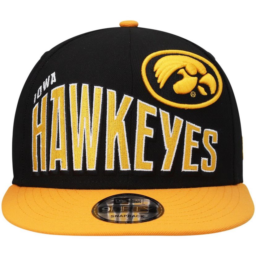NCAA Iowa Hawkeyes Two-Tone Vintage Wave 9FIFTY Snapback Hat