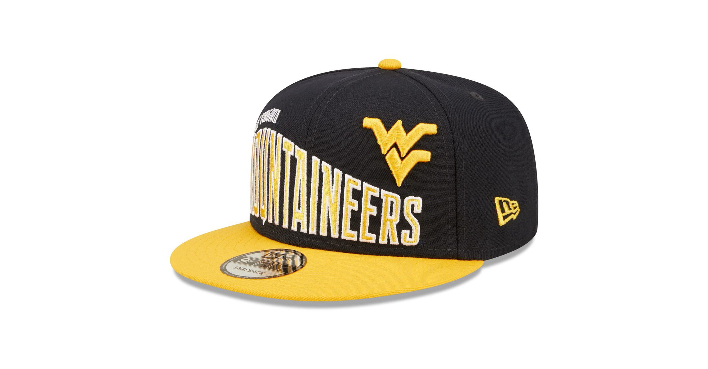 NCAA West Virginia Mountaineers Two-Tone Vintage Wave 9FIFTY Snapback Hat
