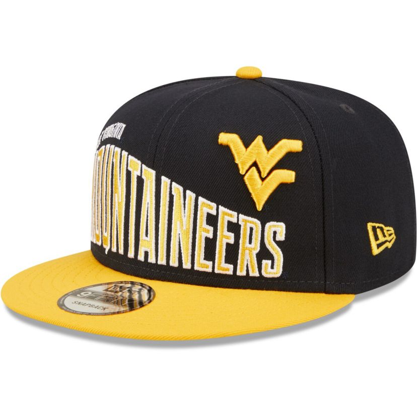 NCAA West Virginia Mountaineers Two-Tone Vintage Wave 9FIFTY Snapback Hat