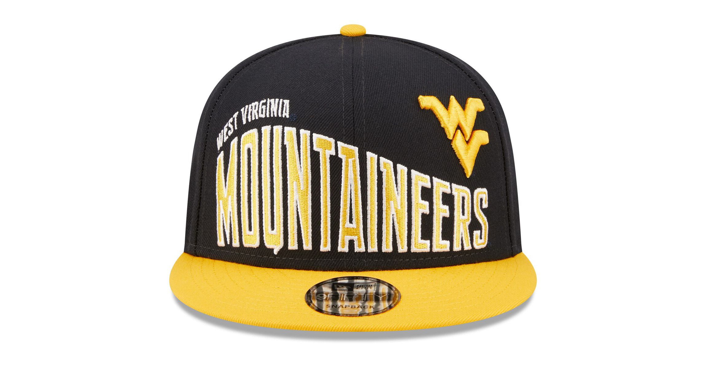 NCAA West Virginia Mountaineers Two-Tone Vintage Wave 9FIFTY Snapback Hat