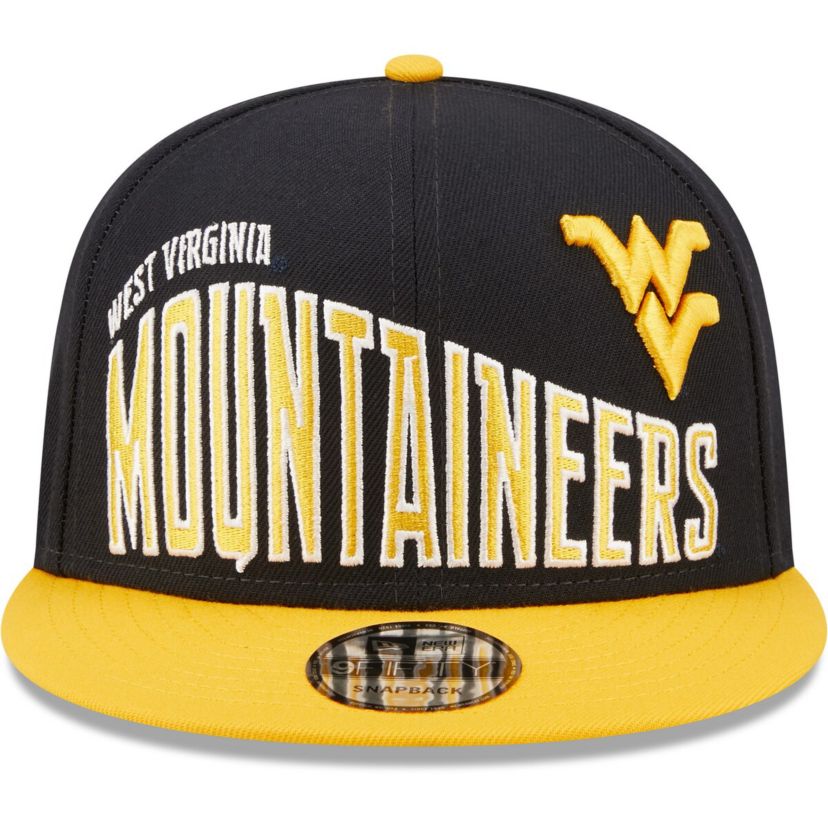 NCAA West Virginia Mountaineers Two-Tone Vintage Wave 9FIFTY Snapback Hat