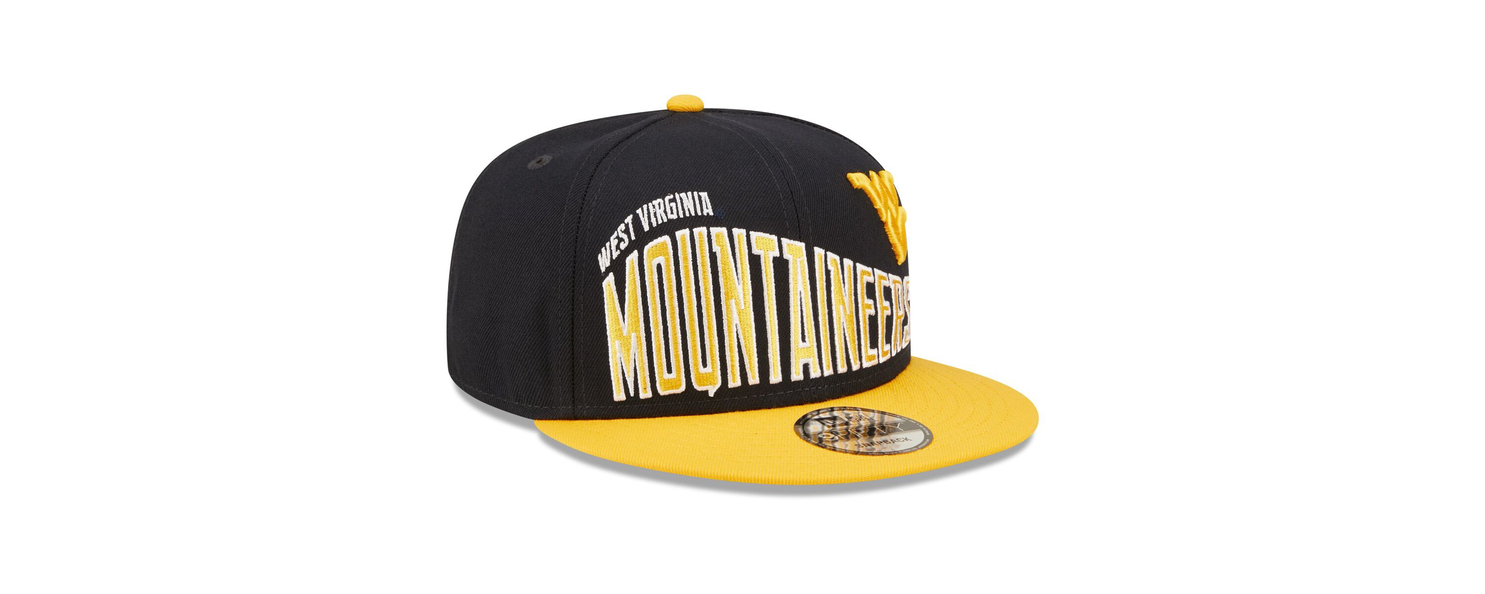 NCAA West Virginia Mountaineers Two-Tone Vintage Wave 9FIFTY Snapback Hat