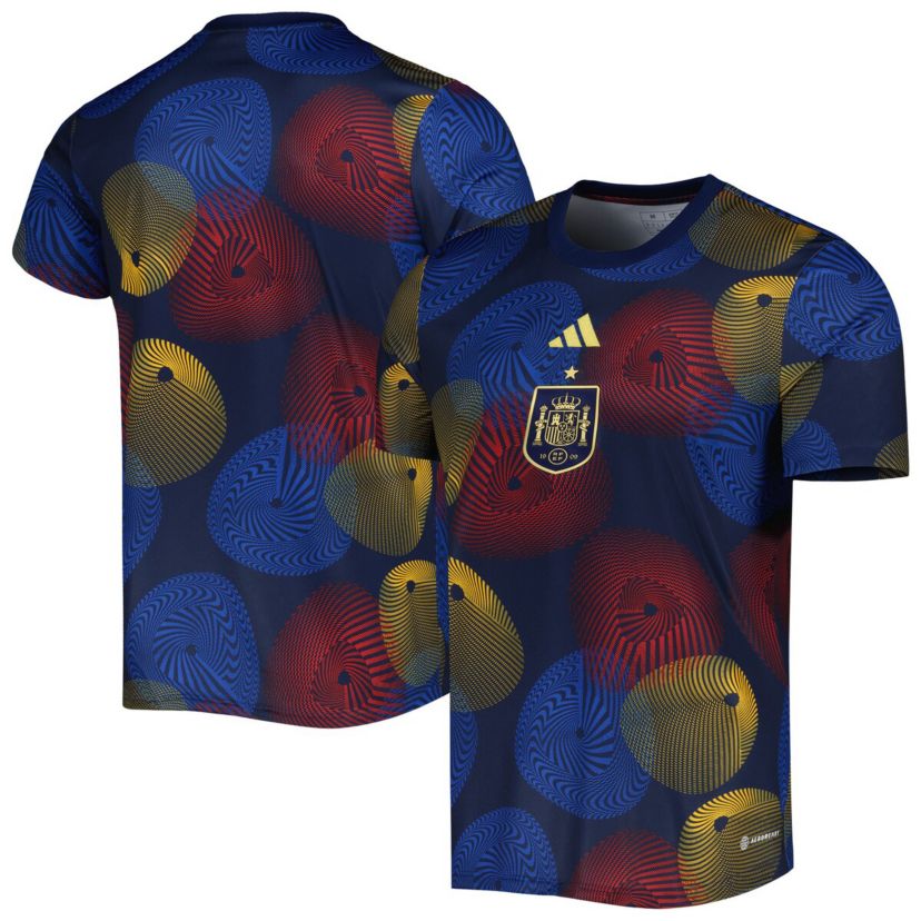 Soccer National Teams Spain National Team 2022 AEROREADY Pre-Match Top