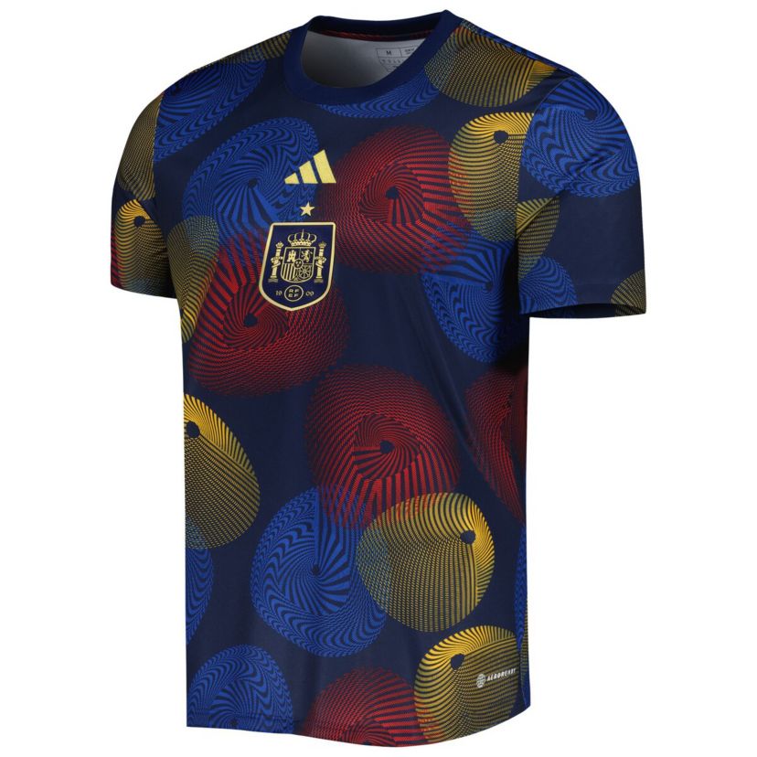 Soccer National Teams Spain National Team 2022 AEROREADY Pre-Match Top