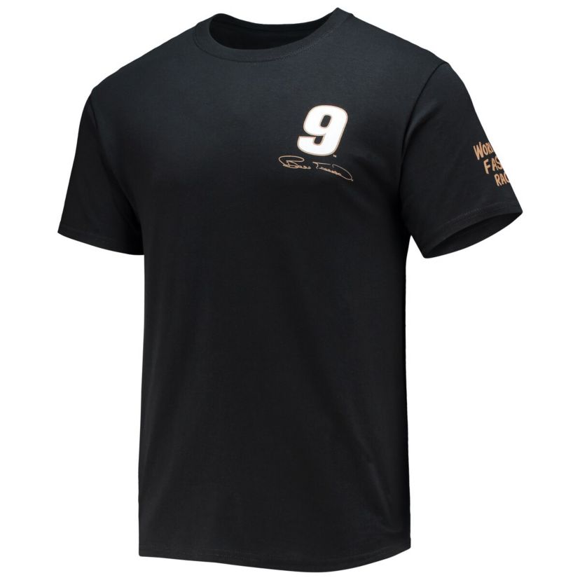 NASCAR Checkered Flag Bill Elliott Legends 3-Spot T-Shirt