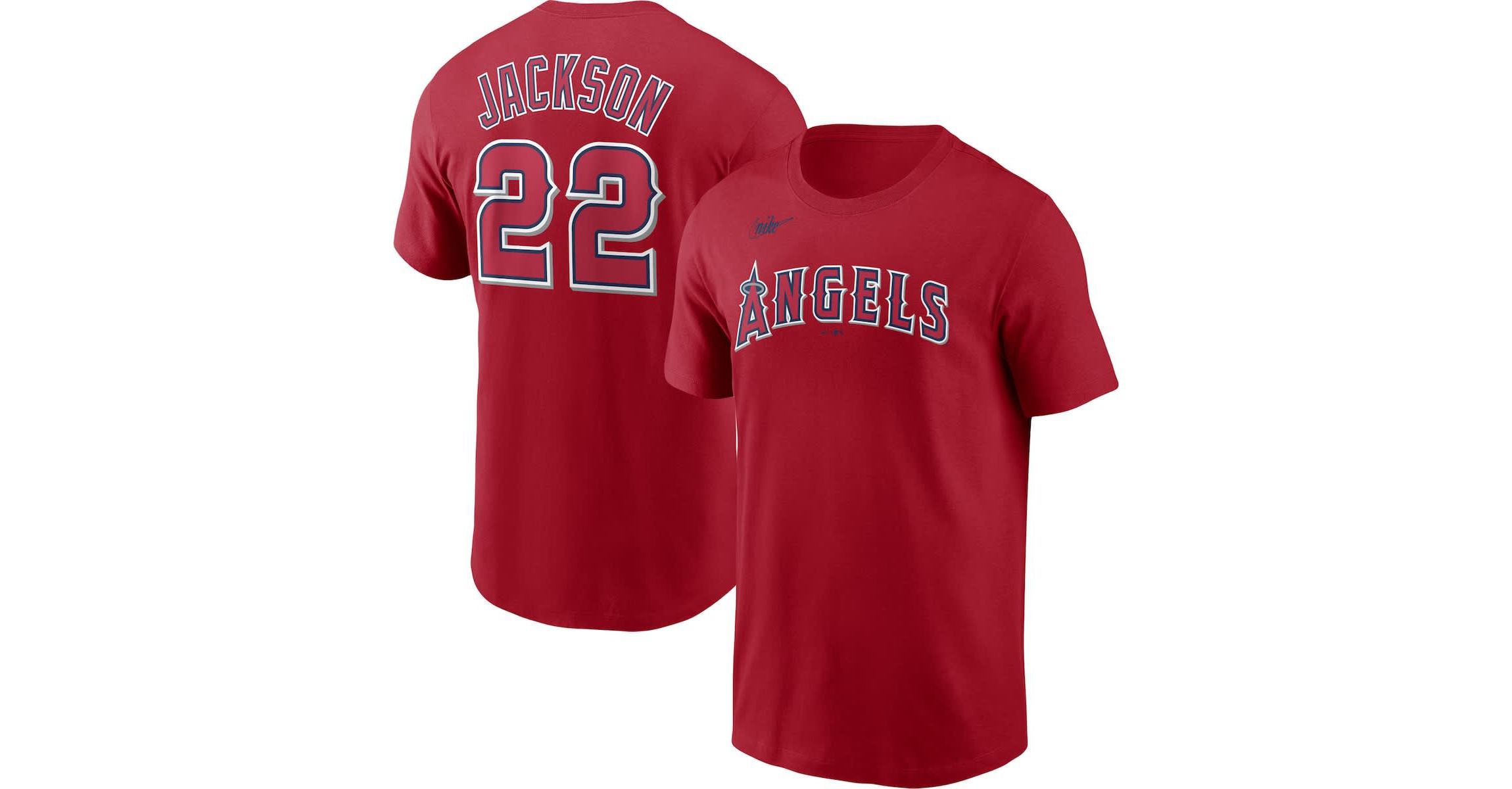 Cooperstown Teams Nike Bo Jackson California Angels Cooperstown Collection Name & Number T-Shirt