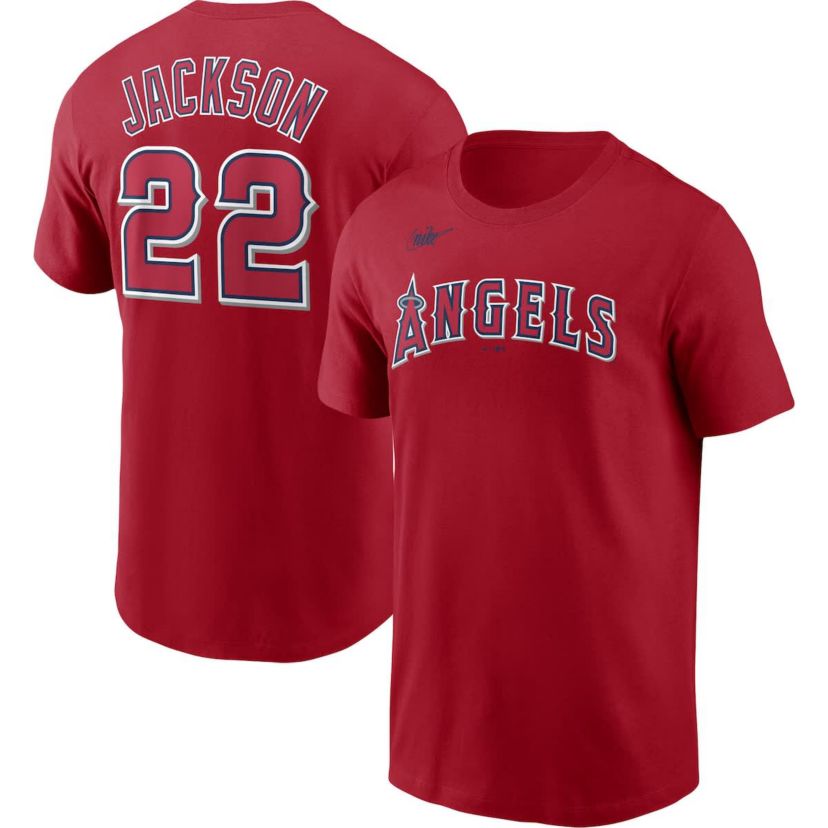 Cooperstown Teams Nike Bo Jackson California Angels Cooperstown Collection Name & Number T-Shirt