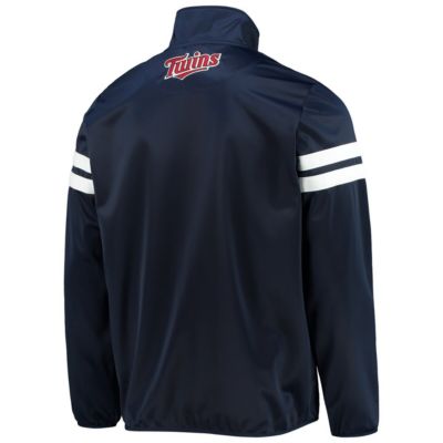 MLB Navy/Red Minnesota Twins Power Pitcher Full-Zip Track Jacket