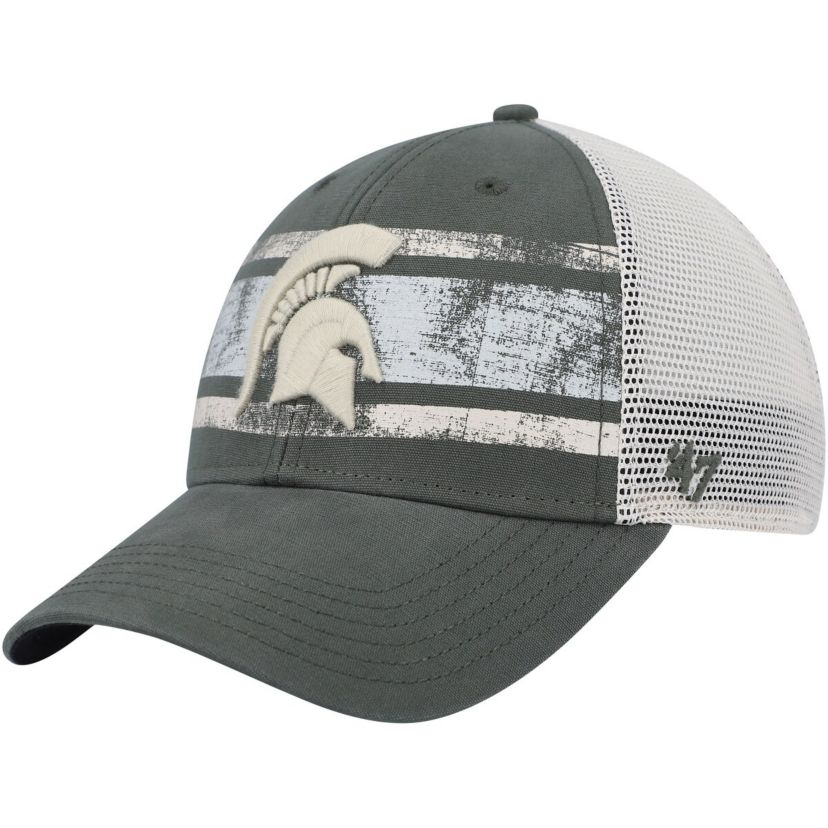 NCAA Green/White Michigan State Spartans Interlude MVP Trucker Snapback Hat