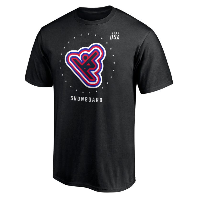 Olympics Fanatics Team USA Snowboard T-Shirt