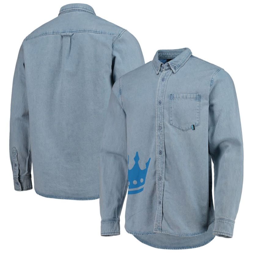 MLS Charlotte FC Button-Down Long Sleeve Shirt