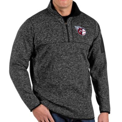 MLB ed Cleveland Guardians Big & Tall Fortune Quarter-Zip Pullover Jacket