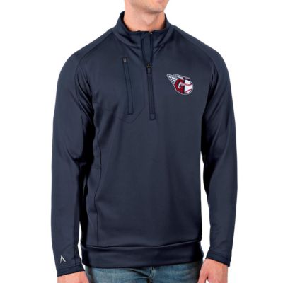 MLB Cleveland Guardians Big & Tall Generation Quarter-Zip Pullover Top