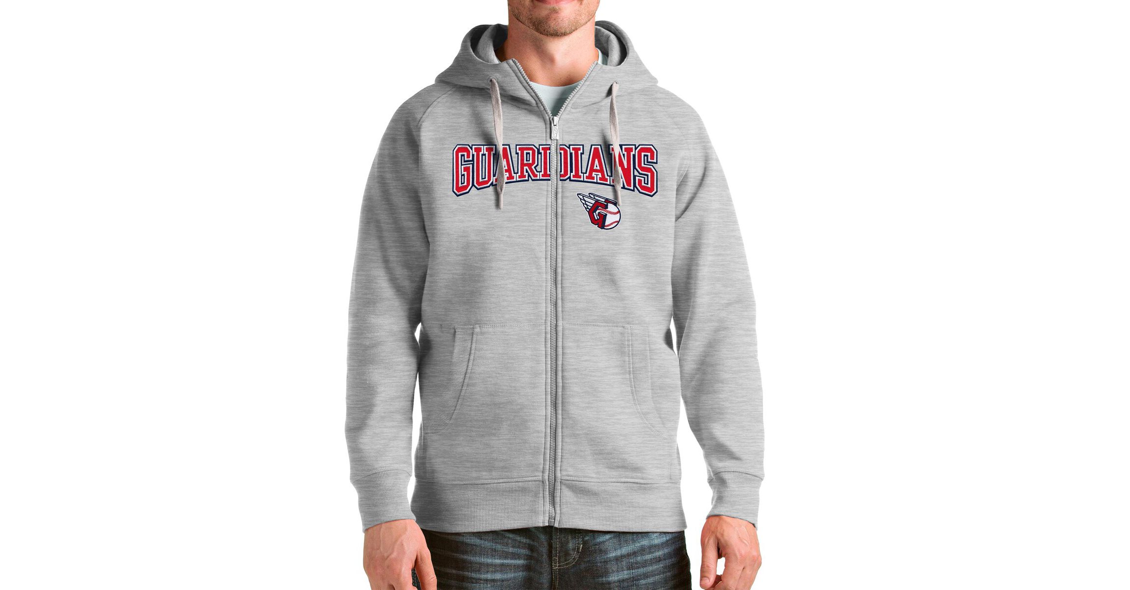 MLB Cleveland Guardians Wordmark Victory Full-Zip Hoodie