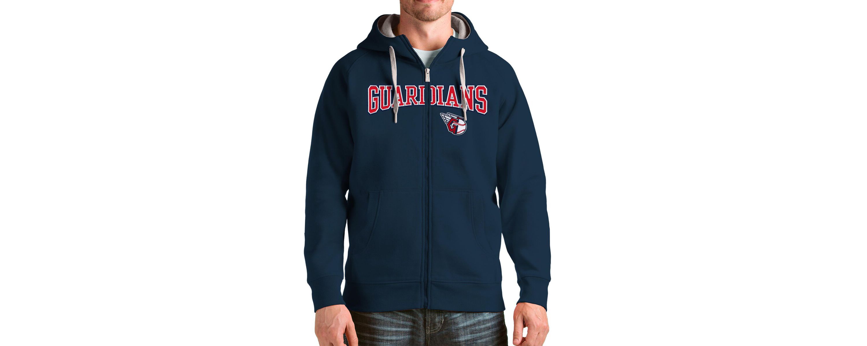MLB Cleveland Guardians Wordmark Victory Full-Zip Hoodie