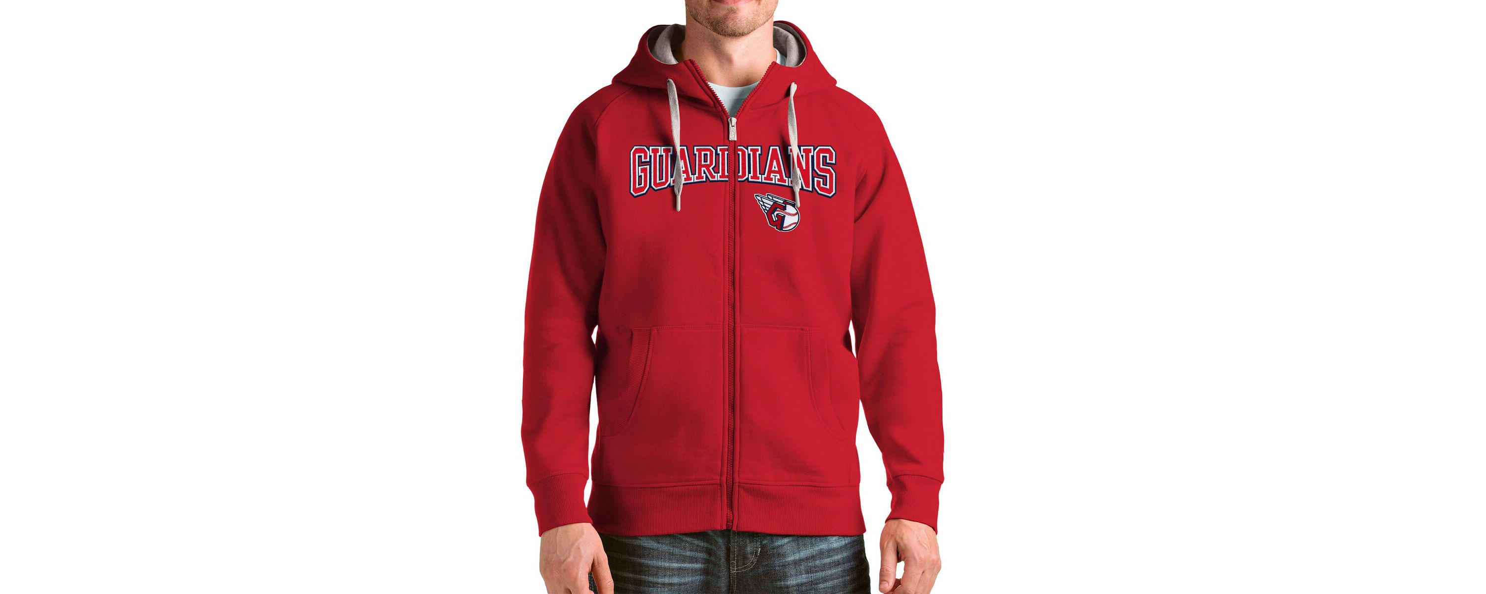 MLB Cleveland Guardians Wordmark Victory Full-Zip Hoodie