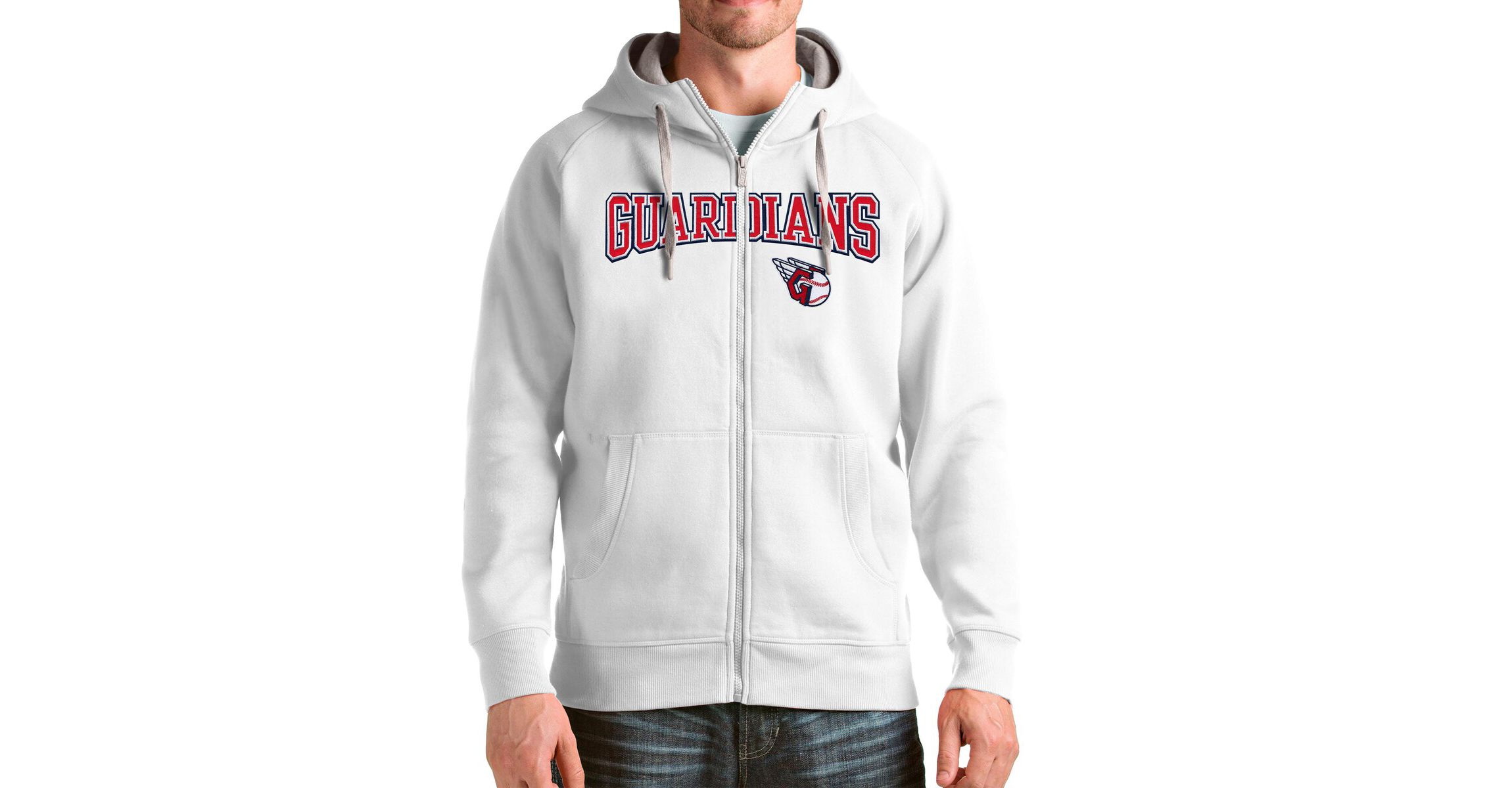 MLB Cleveland Guardians Wordmark Victory Full-Zip Hoodie
