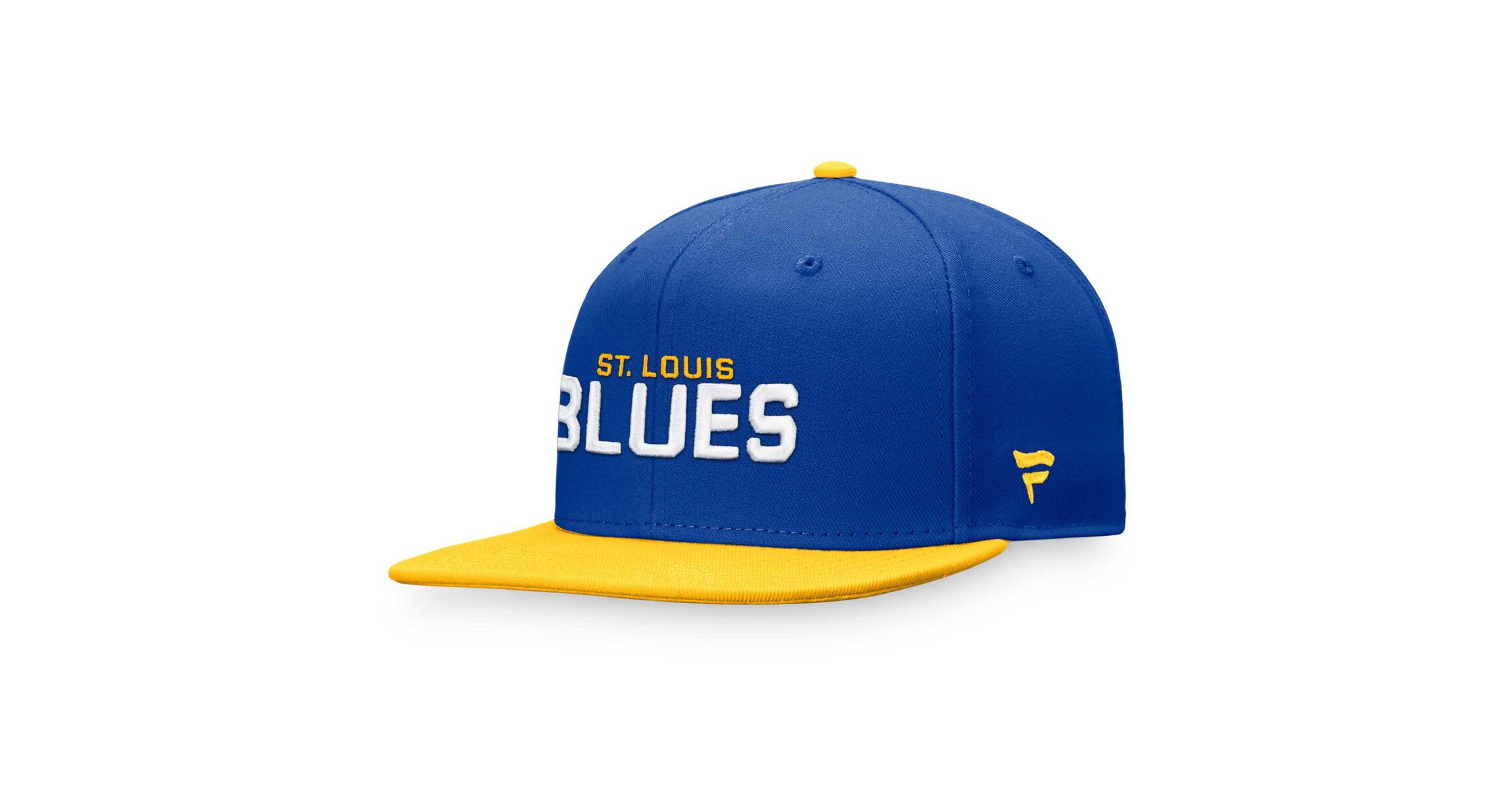 NHL Fanatics Blue/Gold St. Louis Blues Iconic Color Blocked Snapback Hat