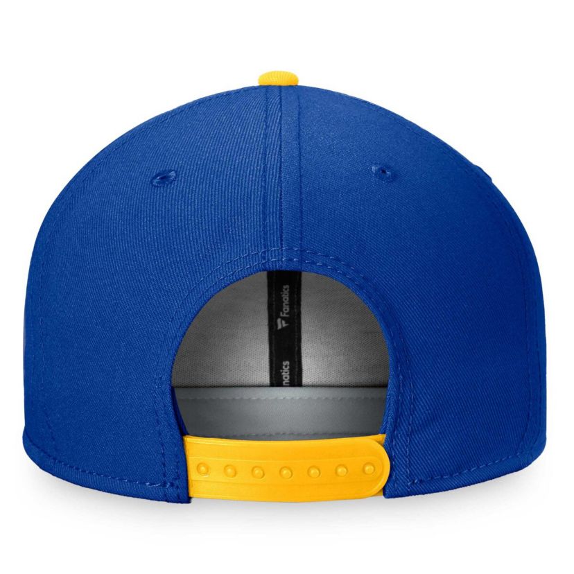 NHL Fanatics Blue/Gold St. Louis Blues Iconic Color Blocked Snapback Hat