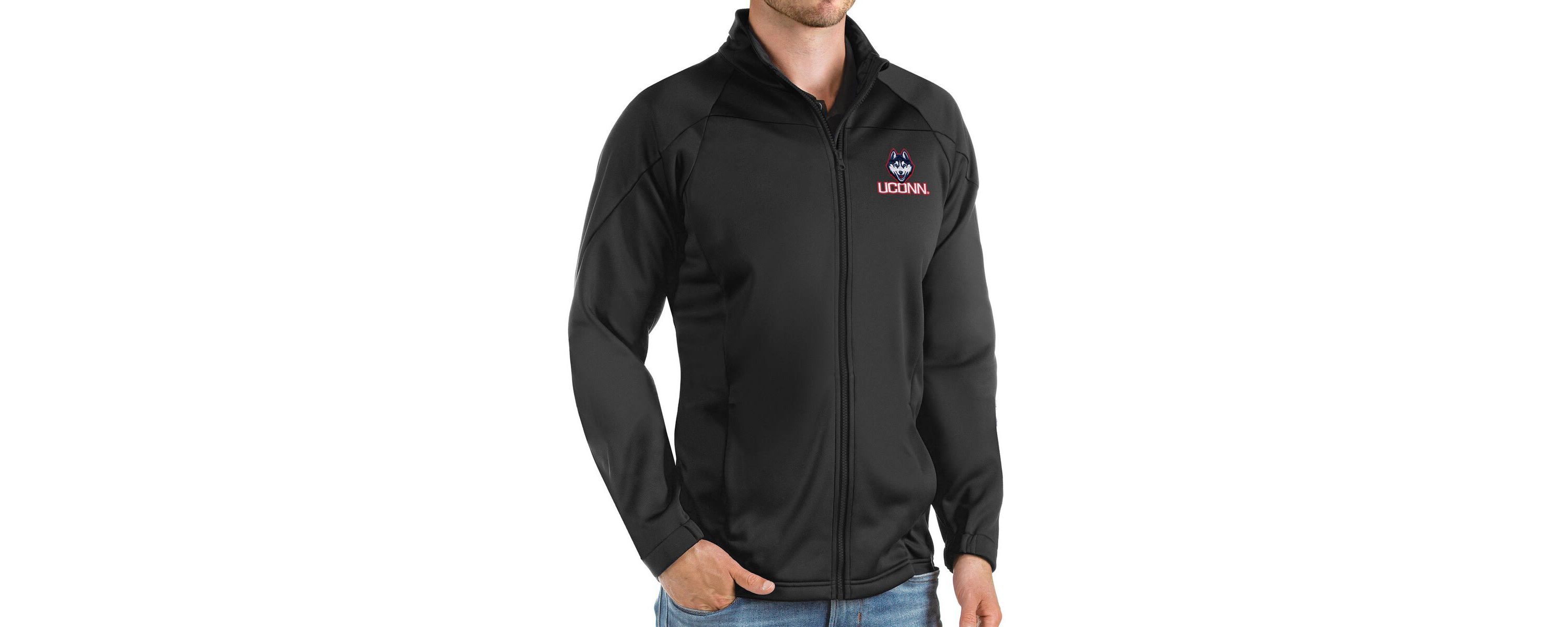 Connecticut Huskies NCAA UConn Huskies Links Full-Zip Golf Jacket