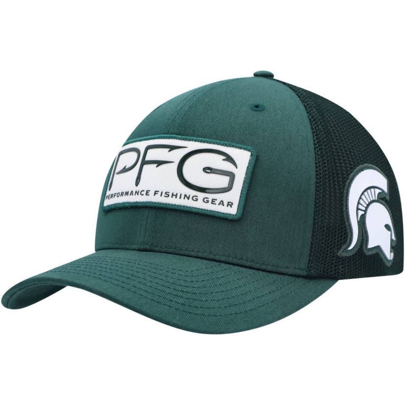 NCAA Michigan State Spartans PFG Hooks Flex Hat