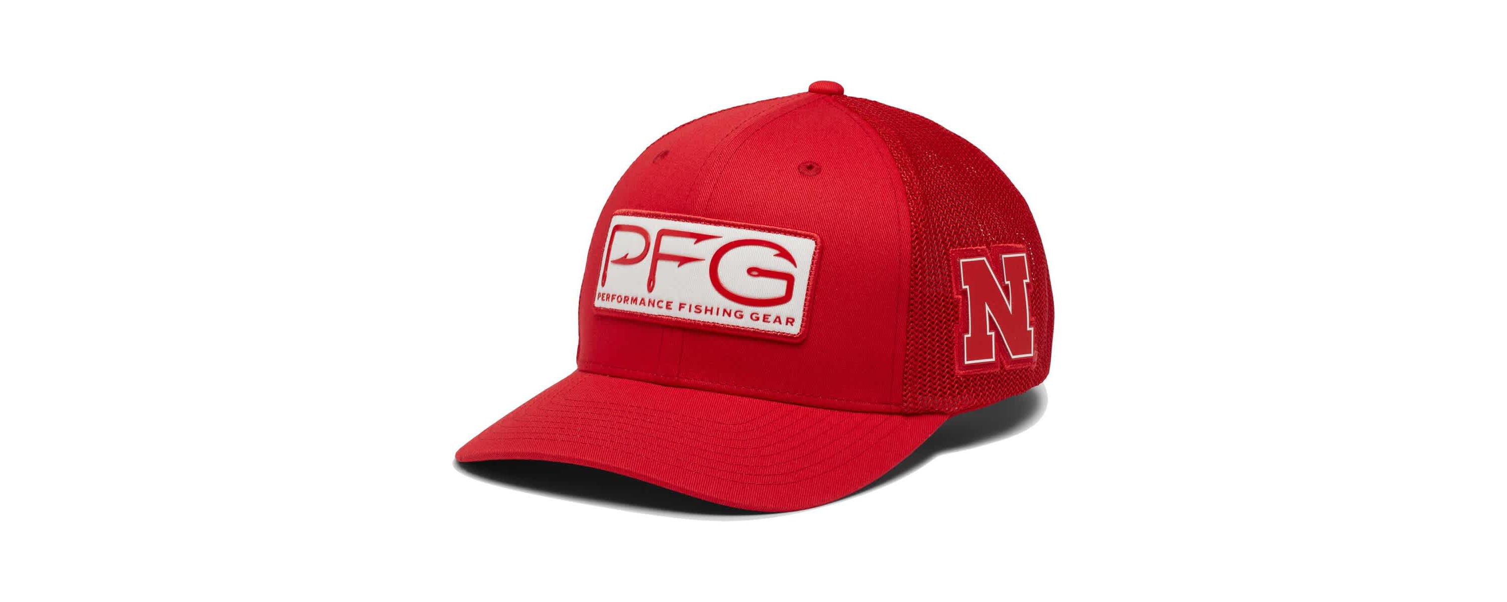 NCAA Nebraska Huskers PFG Hooks Flex Hat
