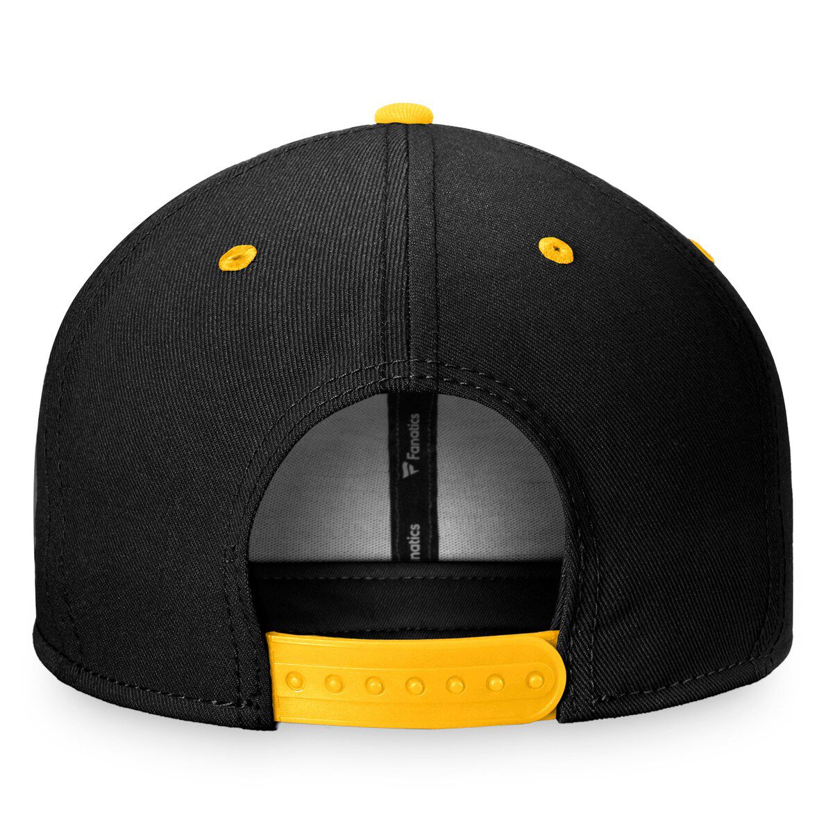NHL Fanatics Black/Gold Retro Two-Tone Snapback Hat