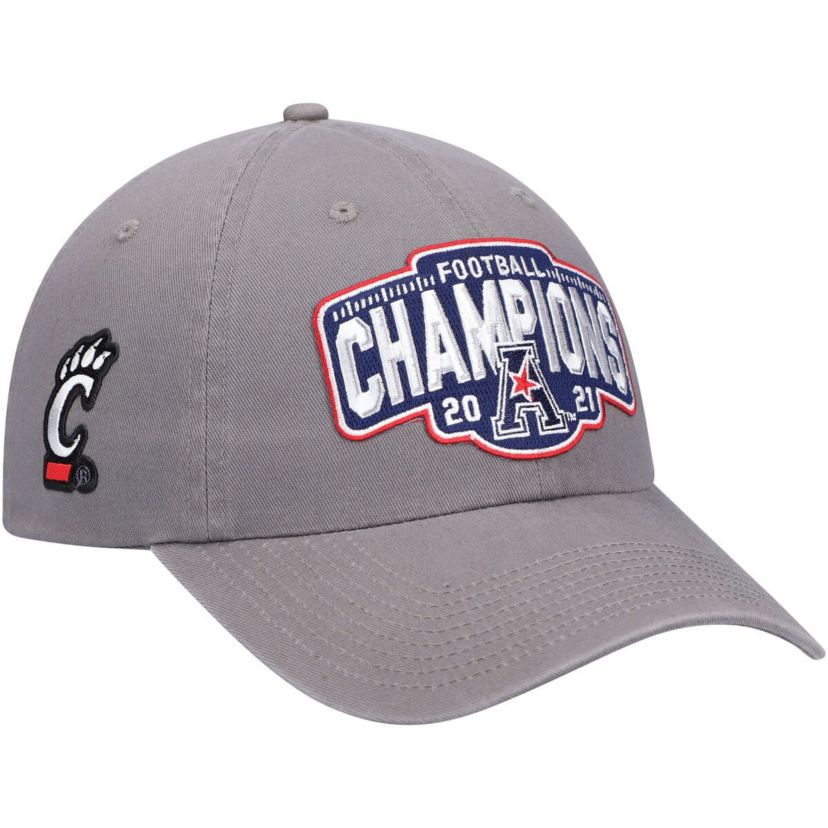 NCAA Cincinnati Bearcats 2021 AAC Football Conference s Locker Room Crew Adjustable Hat