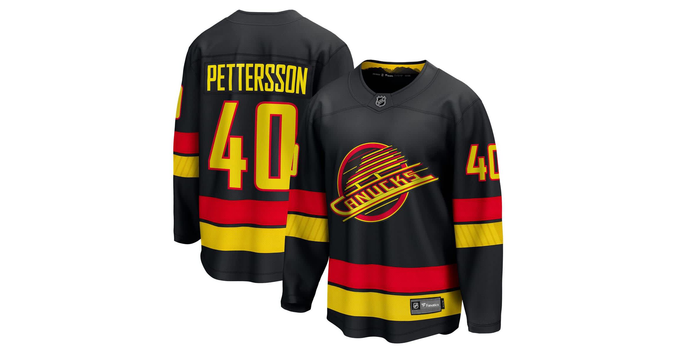 NHL Fanatics Elias Pettersson Vancouver Canucks Breakaway Jersey