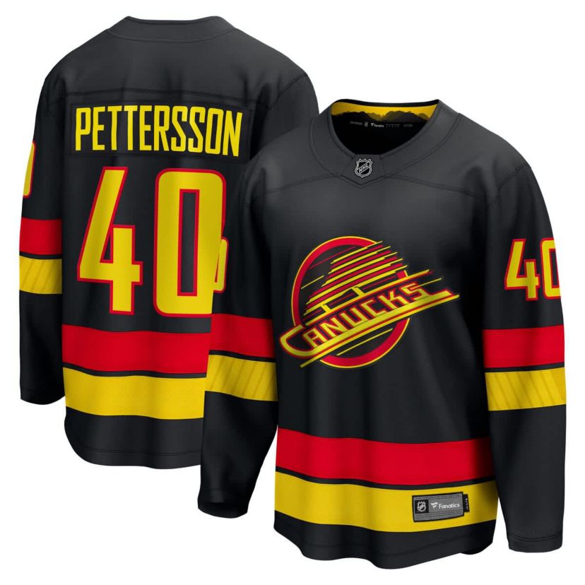 NHL Fanatics Elias Pettersson Vancouver Canucks Breakaway Jersey