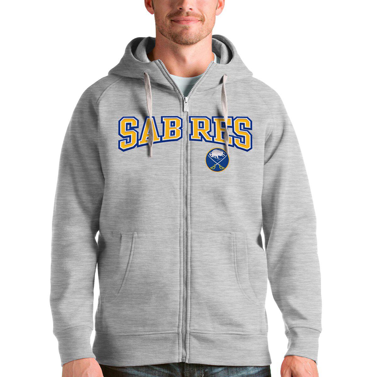 NHL ed Buffalo Sabres Wordmark Victory Full-Zip Hoodie
