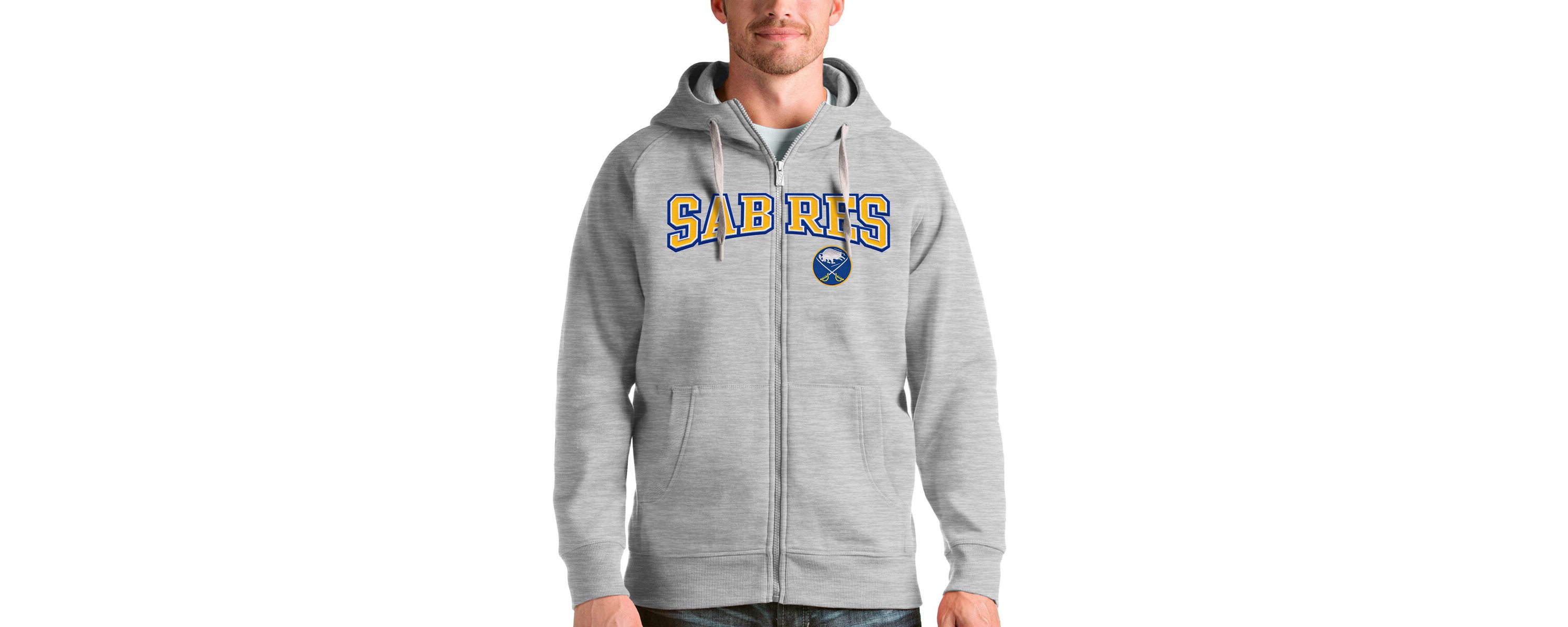 NHL ed Buffalo Sabres Wordmark Victory Full-Zip Hoodie