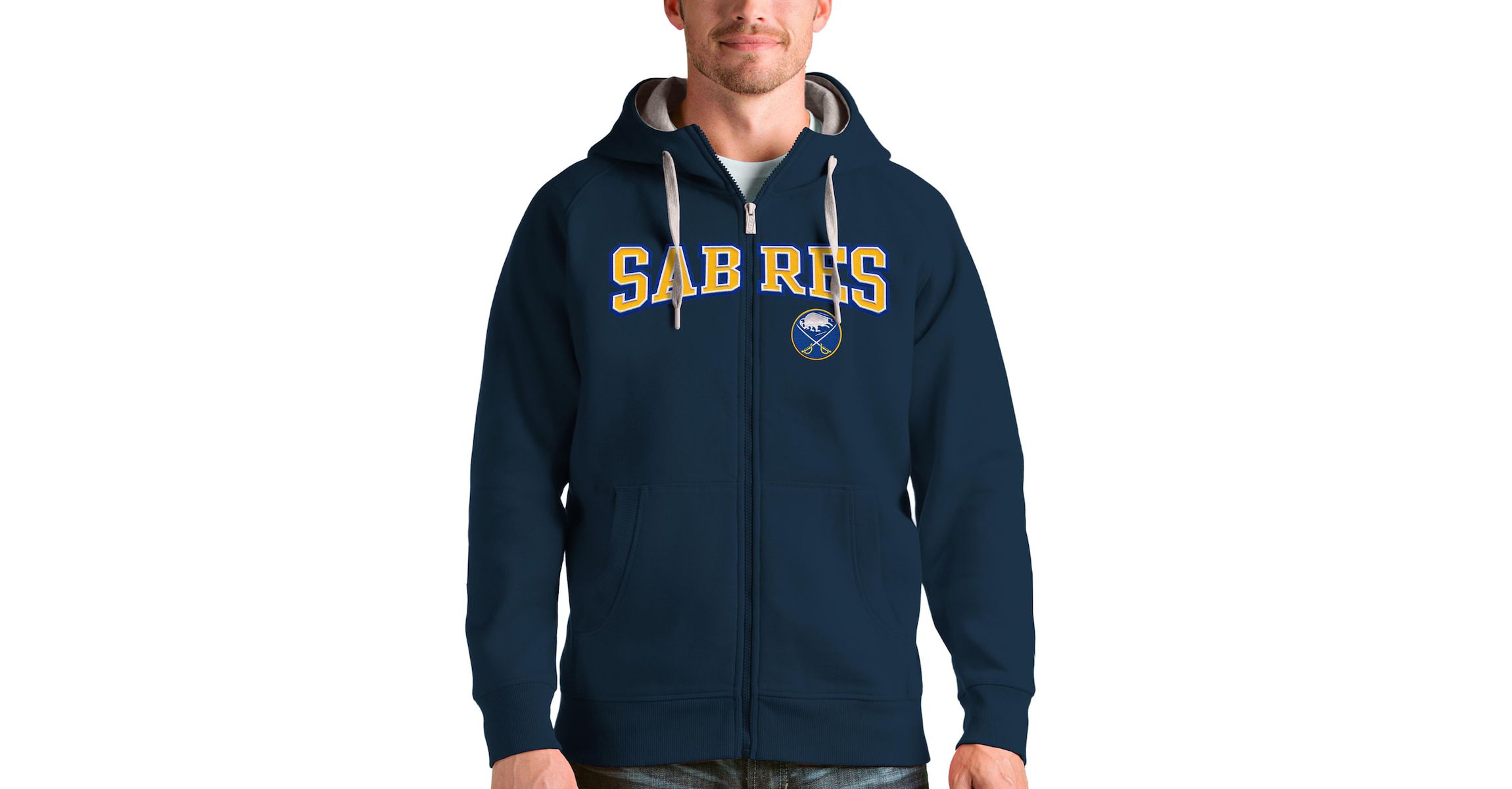 NHL Buffalo Sabres Wordmark Victory Full-Zip Hoodie