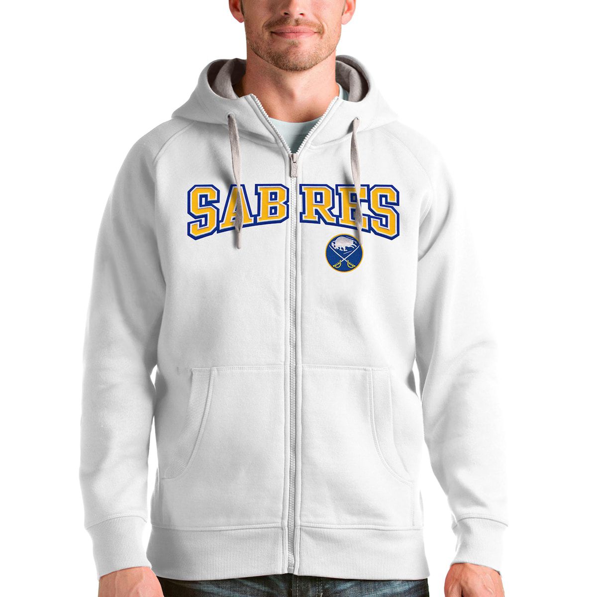 NHL Buffalo Sabres Wordmark Victory Full-Zip Hoodie