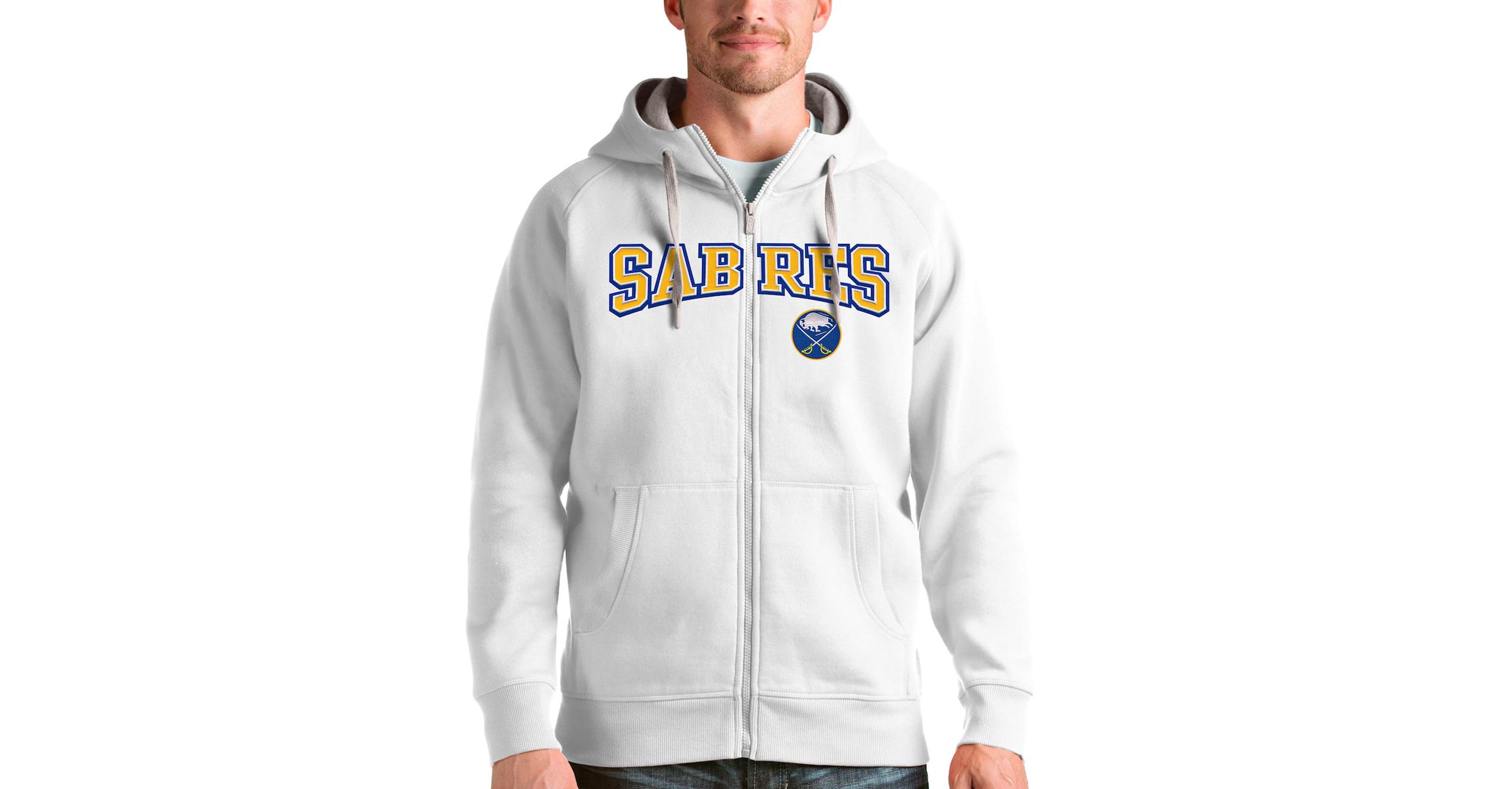 NHL Buffalo Sabres Wordmark Victory Full-Zip Hoodie