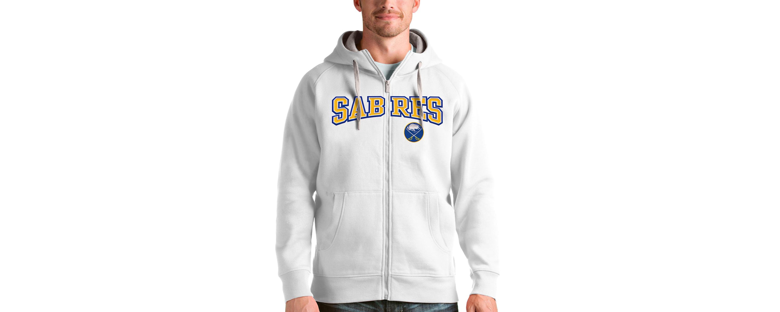 NHL Buffalo Sabres Wordmark Victory Full-Zip Hoodie
