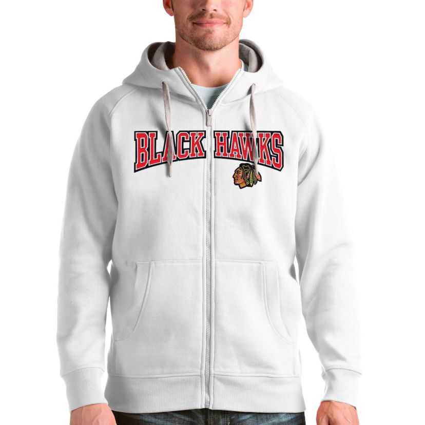 NHL Chicago Blackhawks Wordmark Victory Full-Zip Hoodie