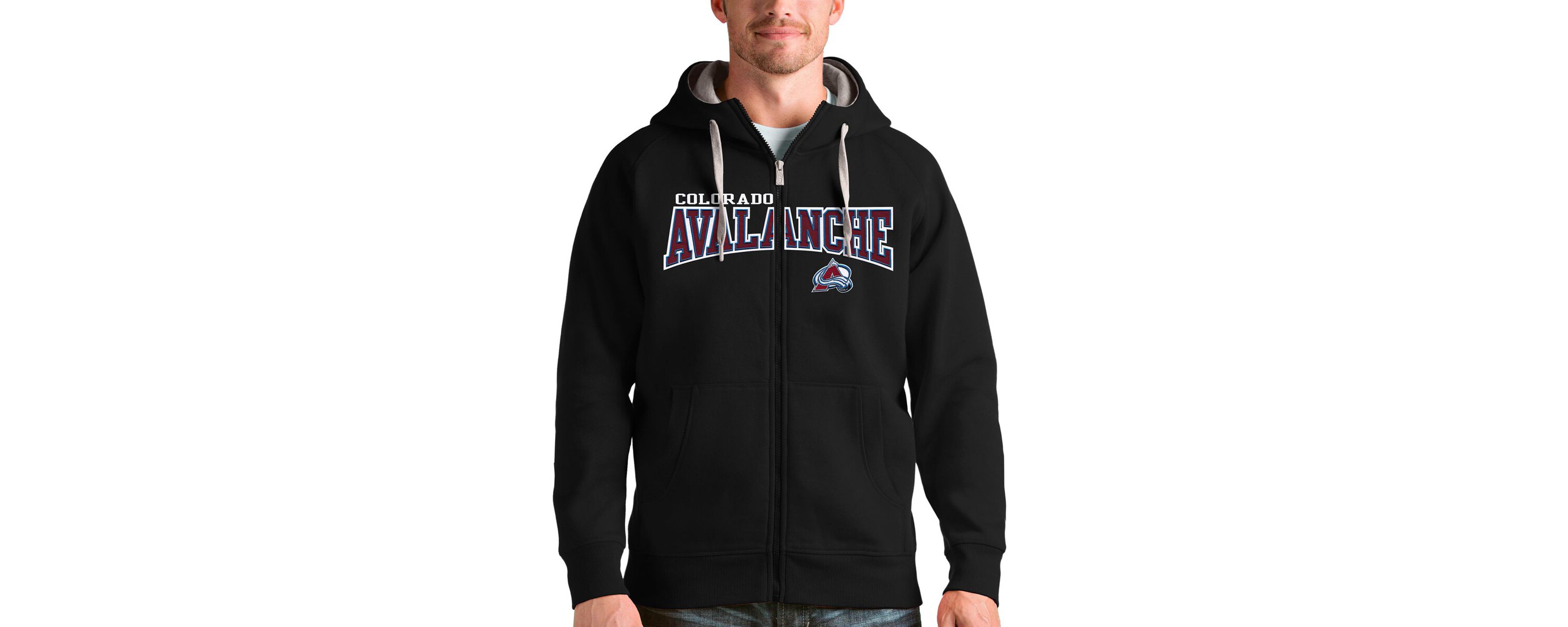 NHL Colorado Avalanche Wordmark Victory Full-Zip Hoodie