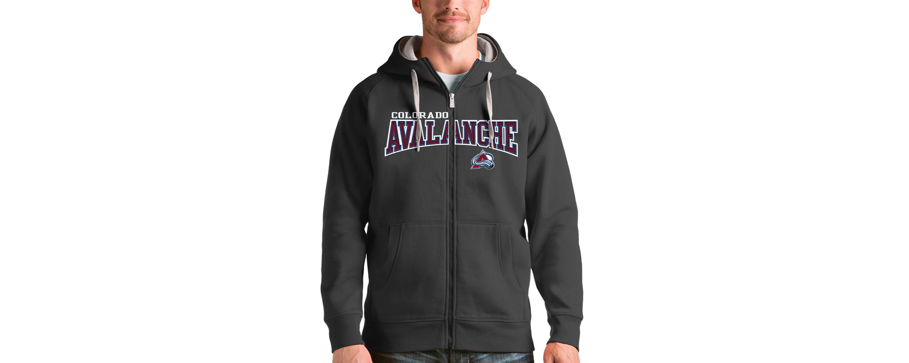 NHL Colorado Avalanche Wordmark Victory Full-Zip Hoodie