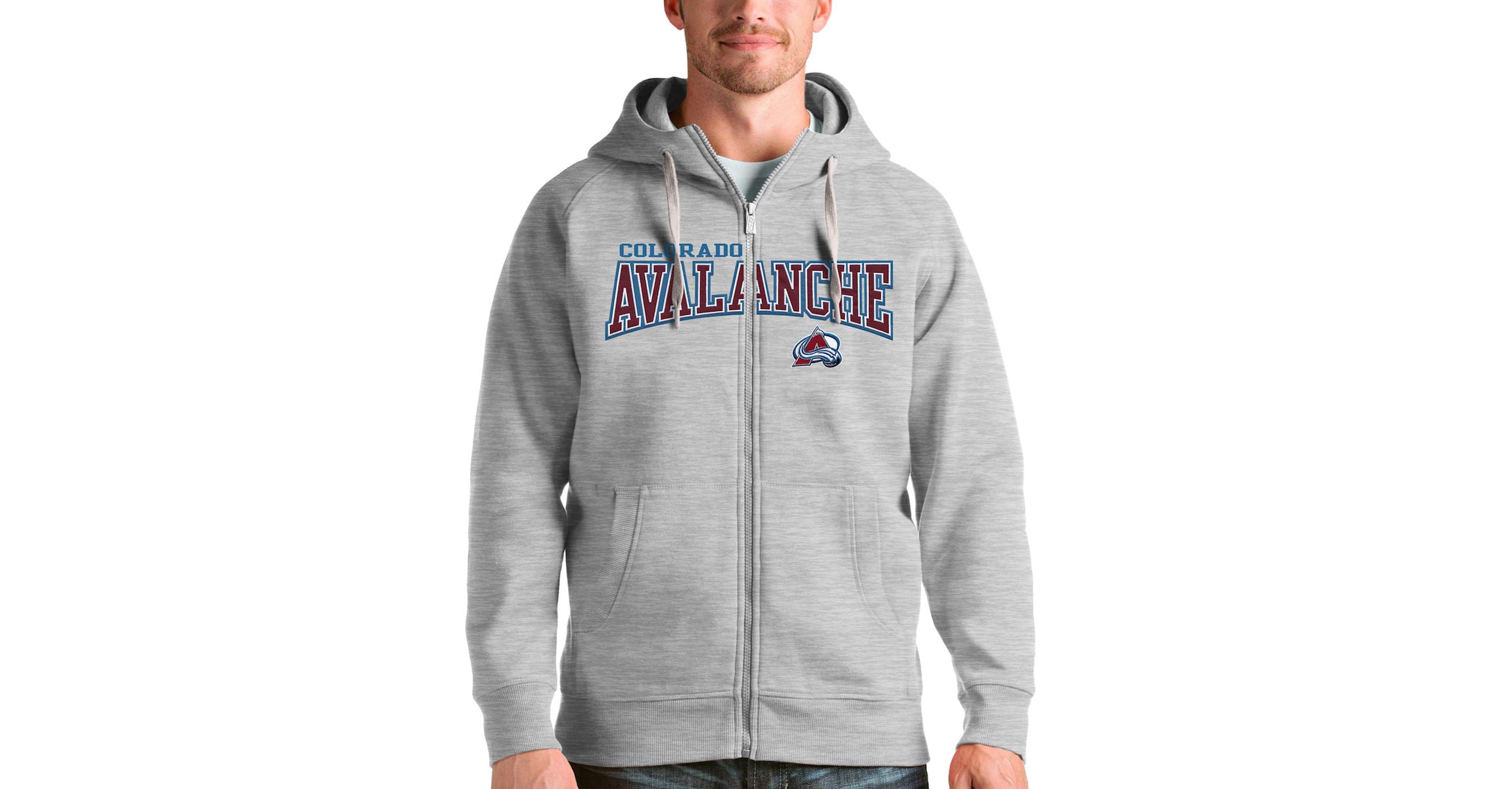 NHL ed Colorado Avalanche Wordmark Victory Full-Zip Hoodie