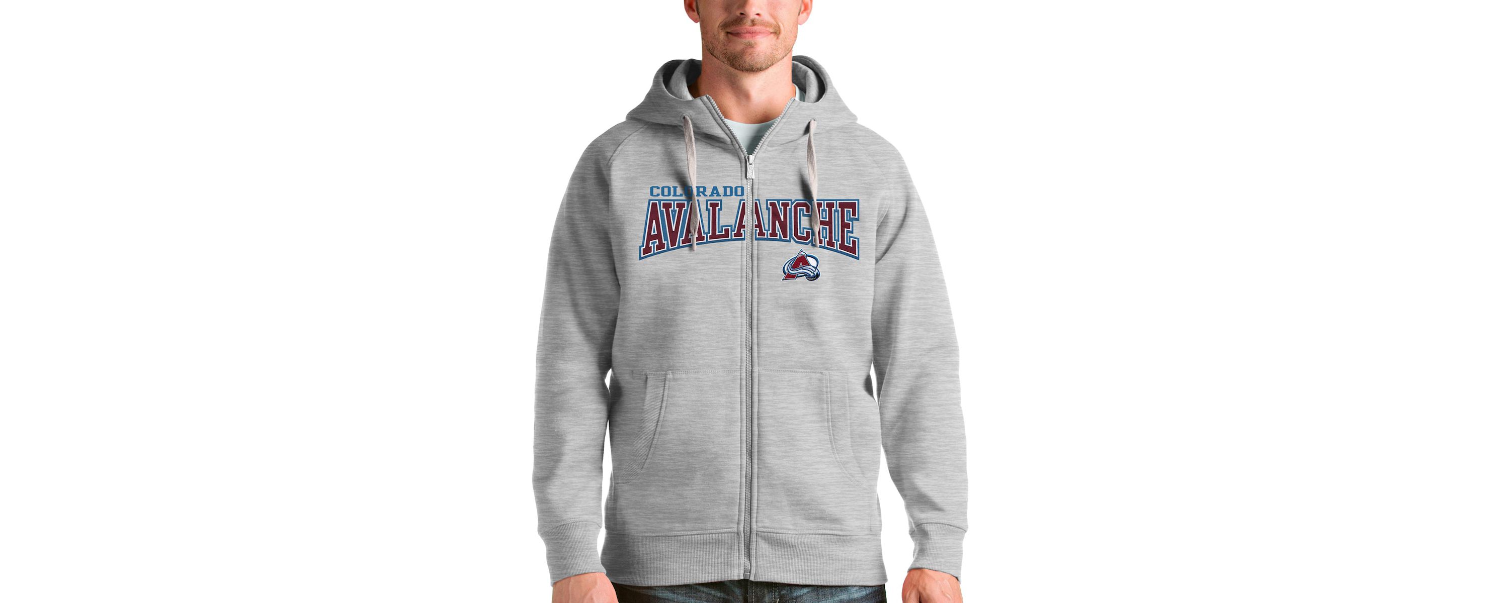 NHL ed Colorado Avalanche Wordmark Victory Full-Zip Hoodie