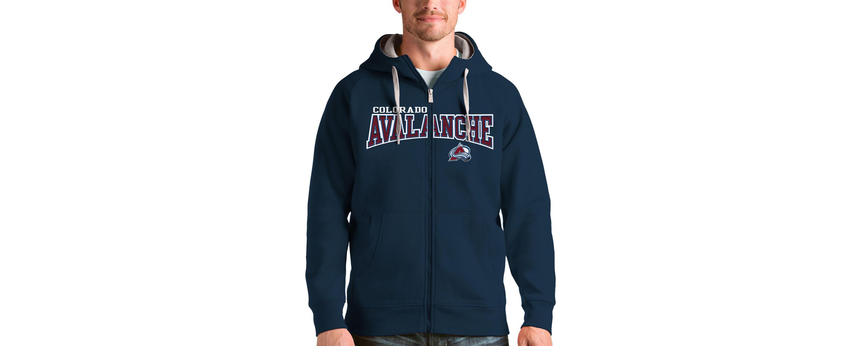 NHL Colorado Avalanche Wordmark Victory Full-Zip Hoodie