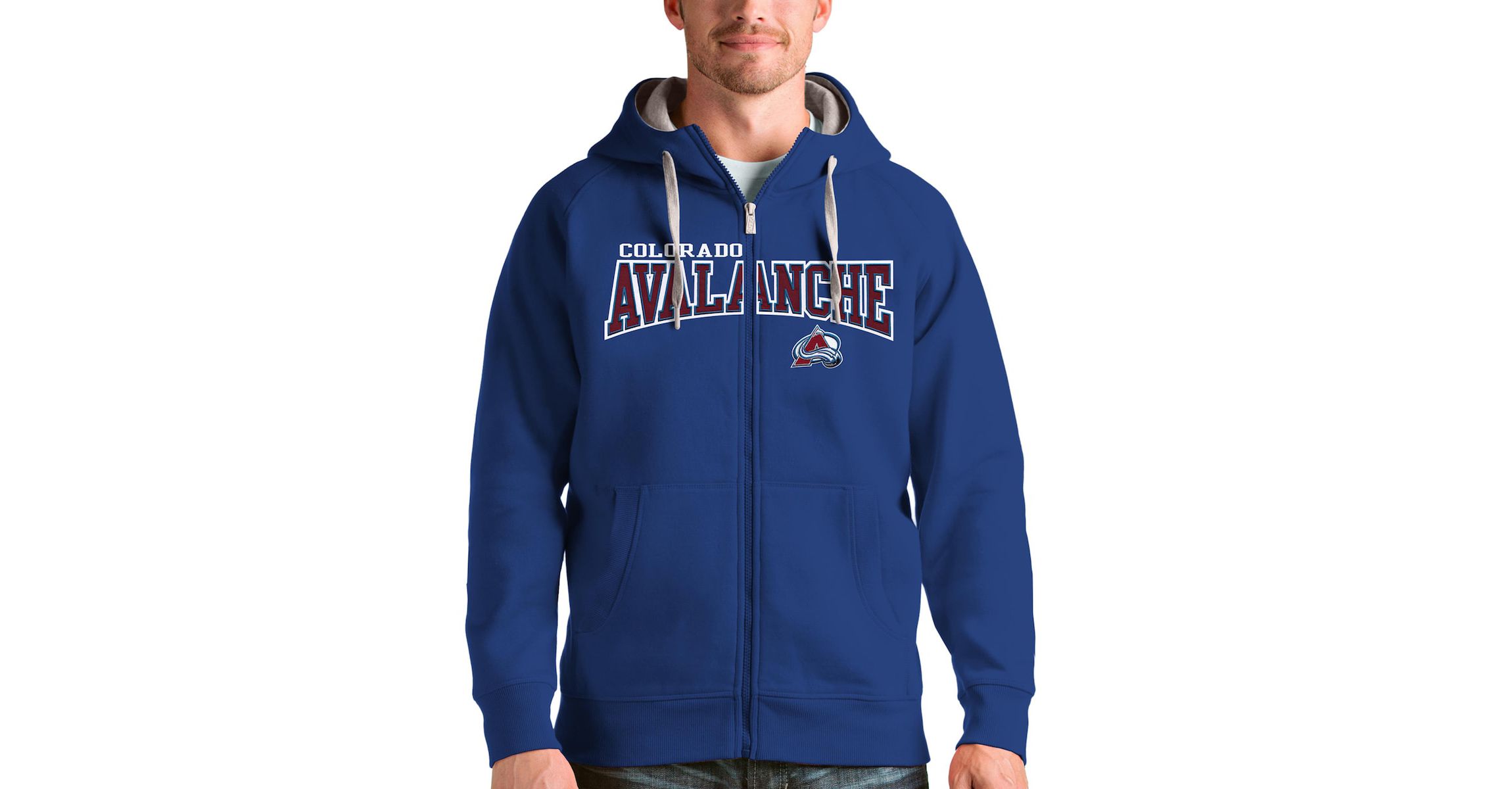 NHL Colorado Avalanche Wordmark Victory Full-Zip Hoodie