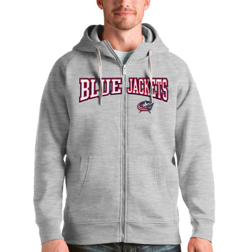 NHL ed Columbus Jackets Wordmark Victory Full-Zip Hoodie