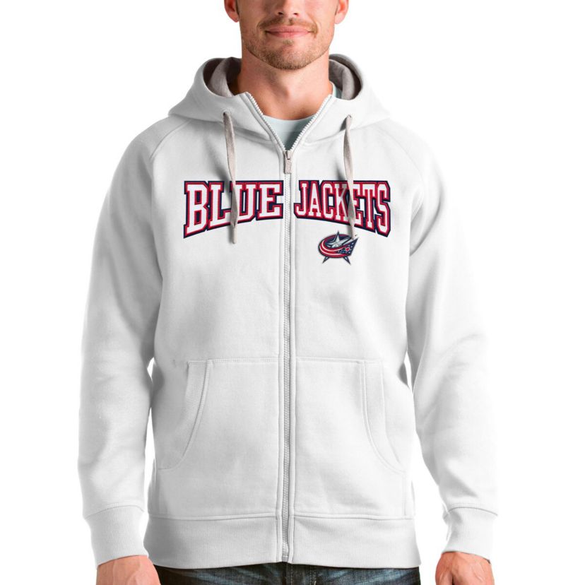 NHL Columbus Jackets Wordmark Victory Full-Zip Hoodie