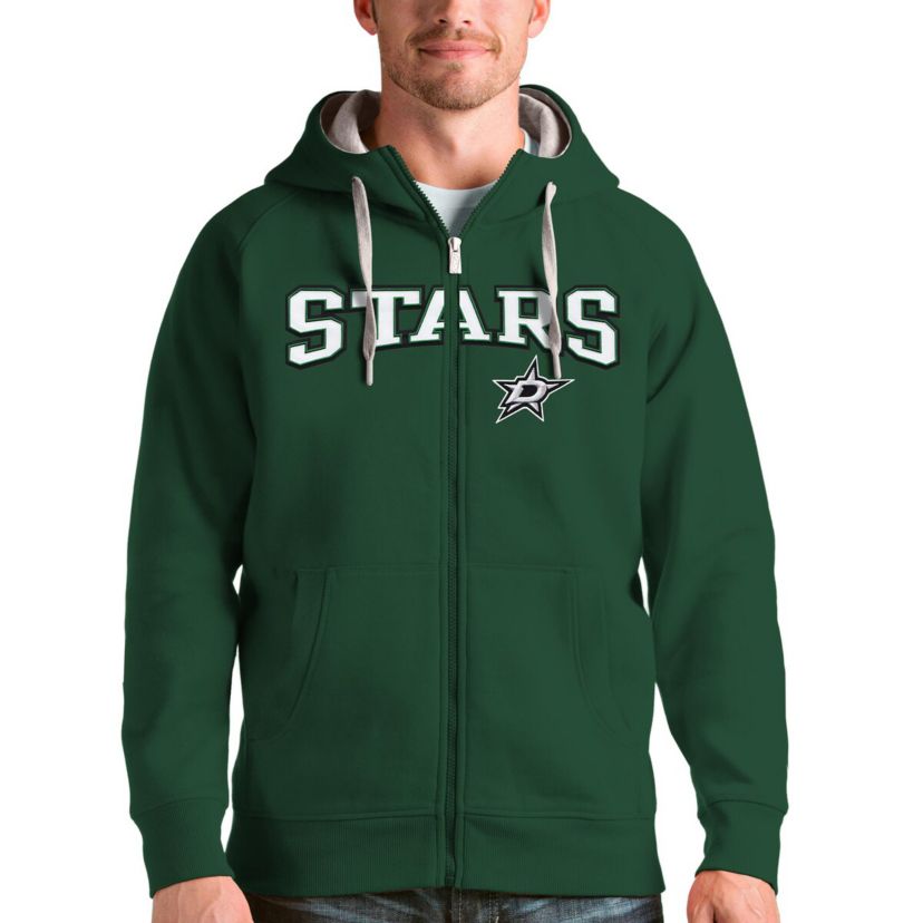 NHL Hunter Dallas Stars Wordmark Victory Full-Zip Hoodie