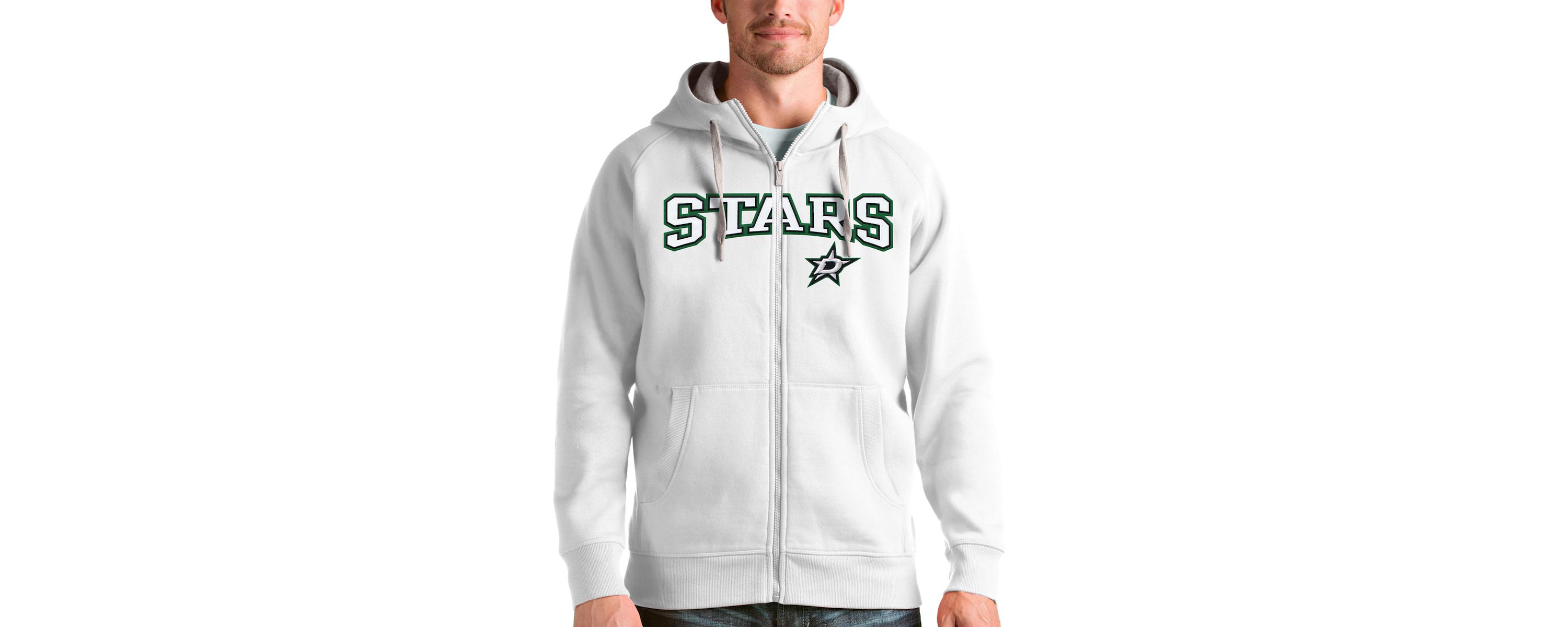 NHL Dallas Stars Wordmark Victory Full-Zip Hoodie