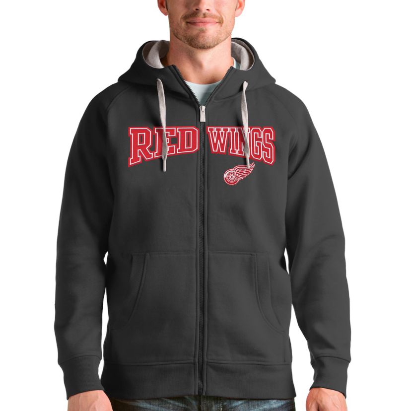 NHL Detroit Wings Wordmark Victory Full-Zip Hoodie