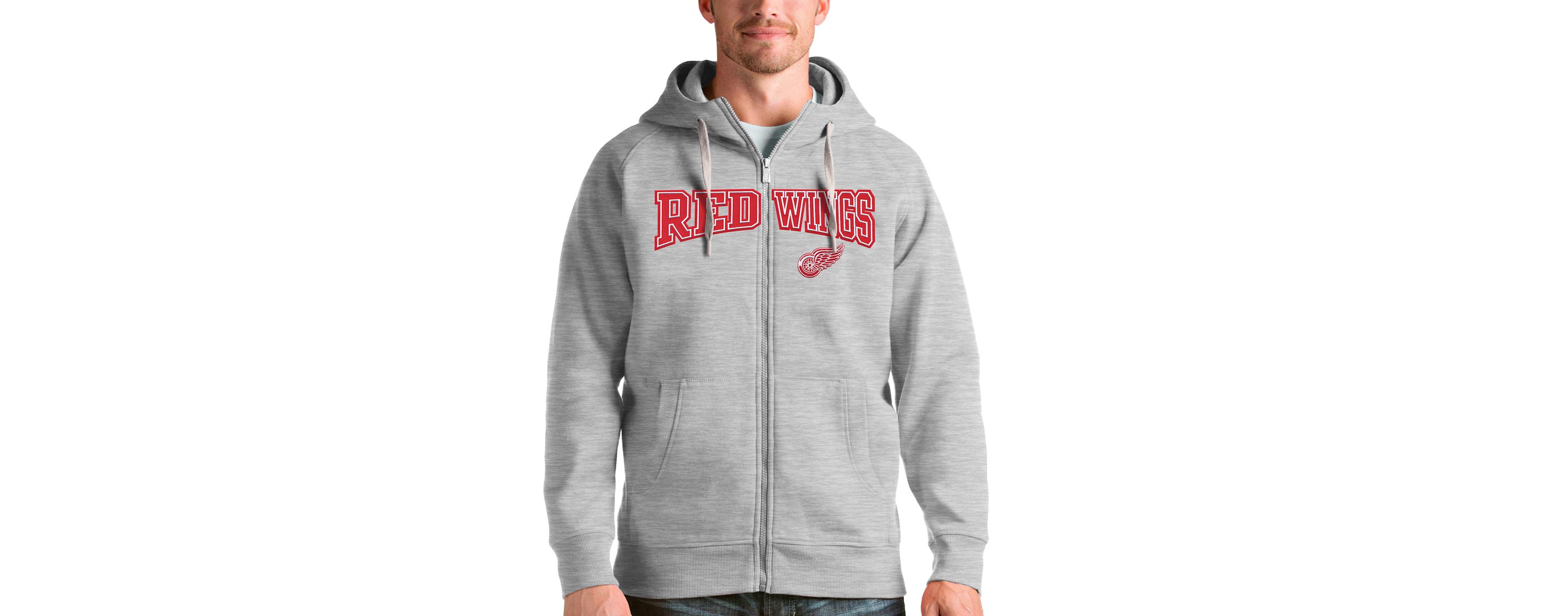 NHL ed Detroit Wings Wordmark Victory Full-Zip Hoodie